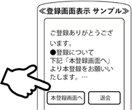 登録画面表示サンプル